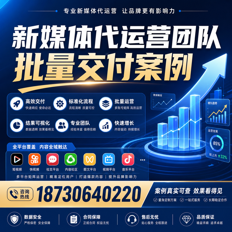 信阳代运营公司多客户账号批量高效交付案例