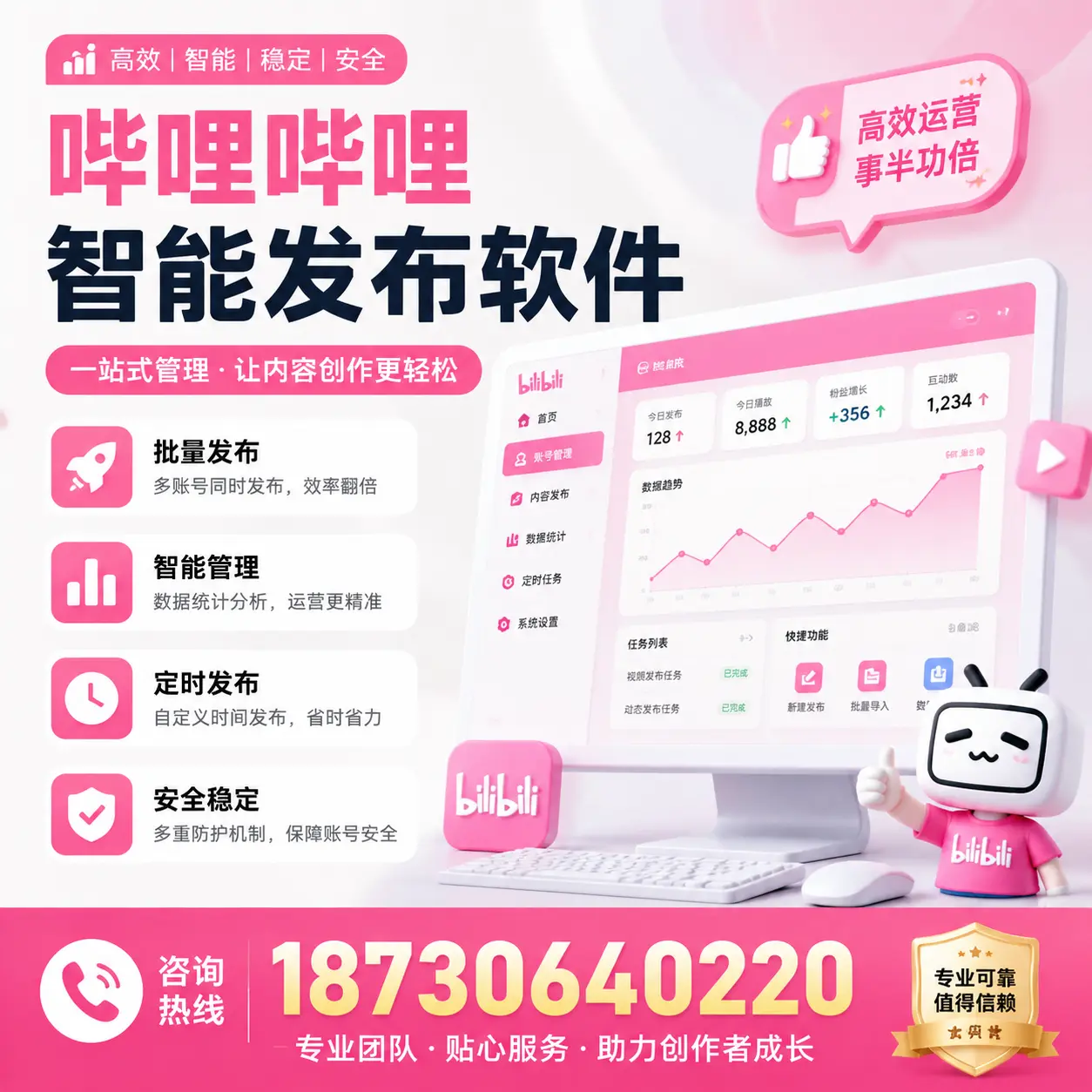 如何评估哔哩哔哩智能发布软件的ROI?信阳 企业必读